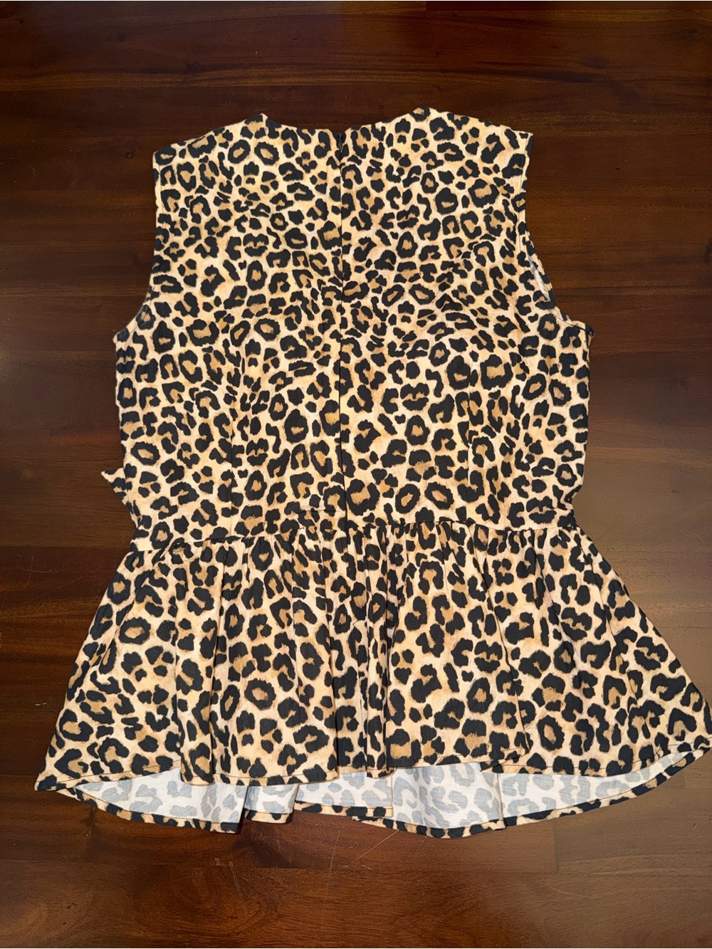 Maeve Sleeveless Bow-Front Peplum Blouse - Picture 7 of 9